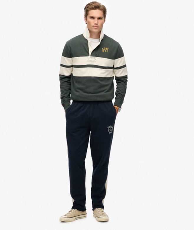 Superdry Herren Athletic Club Jogginghose Navy - Größe: S von Superdry