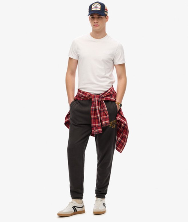 Superdry Herren Athletic Essential Jogginghose mit Grafik Dark Grey - Größe: L Superdry Herren Athletic Essential Jogginghose mit Grafik Dark Grey - Größe: L von Superdry