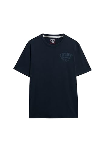Superdry Herren Athletic Essential T-Shirt mit Grafik Finster Marineblau XXL von Superdry