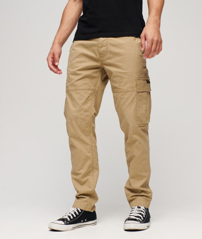 Superdry Herren Beige Core Cargohose, Größe: 32/30 von Superdry