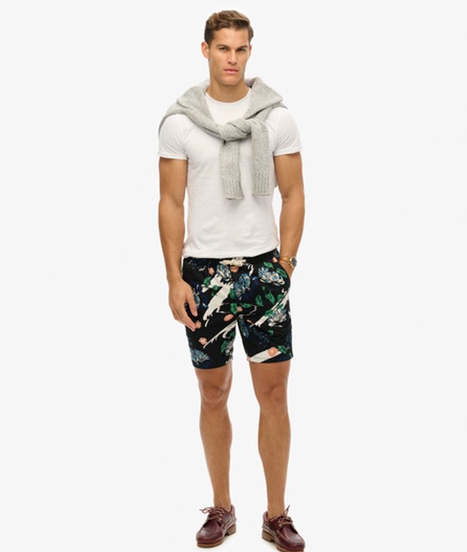 Superdry Herren Bermuda Shorts Schwarz - Größe: L von Superdry