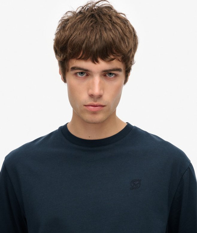 Superdry Herren Blank OverGrößed T-shirt Blue - Größe: XL von Superdry