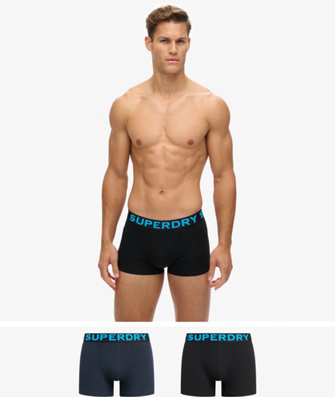 Superdry Herren Boxershorts im 2er-Pack Black - Größe: XL Superdry Herren Boxershorts im 2er-Pack Black - Größe: XL von Superdry