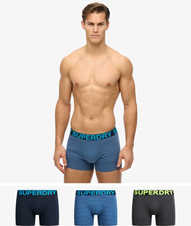 Superdry Men's Boxershorts im Dreierpack Marineblau - Größe: Xxl von Superdry