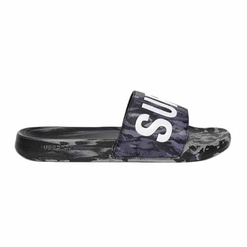 Superdry Herren CORE CAMO Pool Slide Oxford, Dunkelgrau Tiger Tarnmuster, 42 EU von Superdry