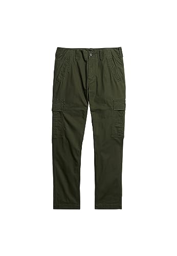 Superdry Herren CORE Cargo Pant Anzughose, Surplus Goods Oliva, von Superdry