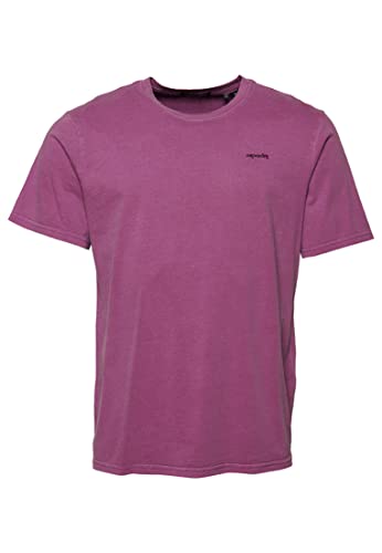 Superdry Herren Camiseta bordada Businesshemd, Grape Jam Purple, XXL von Superdry