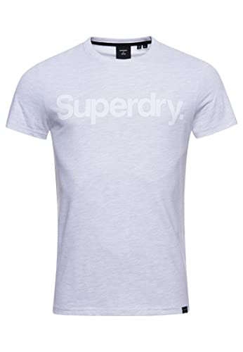 Superdry Herren Camiseta estampada Businesshemd, EIS, Marl, L von Superdry