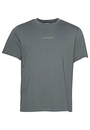 Superdry Herren Camiseta estampada Businesshemd, Grün (Balsam Green), L von Superdry