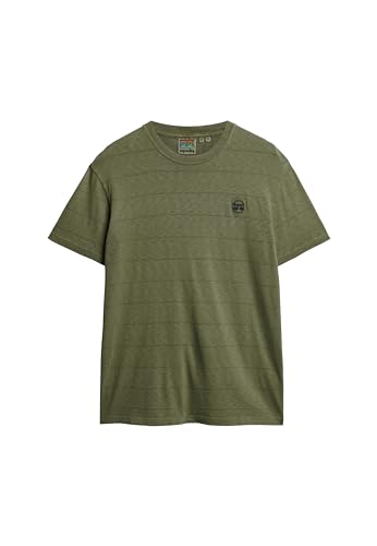 Superdry Herren Camiseta estampada Businesshemd, Olive Khaki, 56 von Superdry