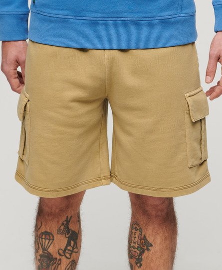 Superdry Herren Cargoshorts mit Kontrastnaht Hellbraun - Größe: L von Superdry