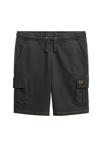 Superdry Herren Cargoshorts mit Kontrastnaht Verwaschenes Schwarz M Superdry Herren Cargoshorts mit Kontrastnaht Verwaschenes Schwarz M von Superdry