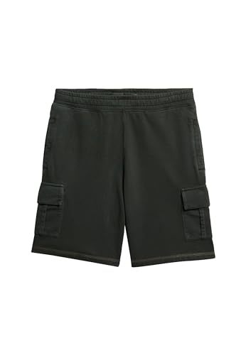 Superdry Herren Cargoshorts mit Kontrastnaht Verwaschenes Schwarz S von Superdry