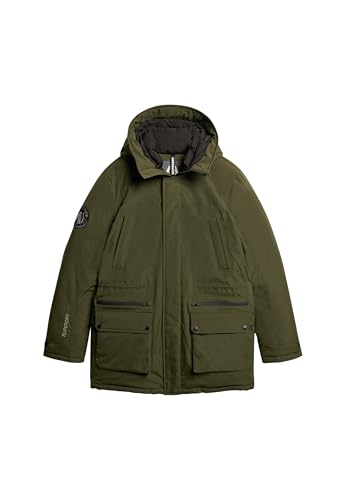 Superdry Herren City Gepolsterter Parka Mantel Army Kaki M Superdry Herren City Gepolsterter Parka Mantel Army Kaki M von Superdry