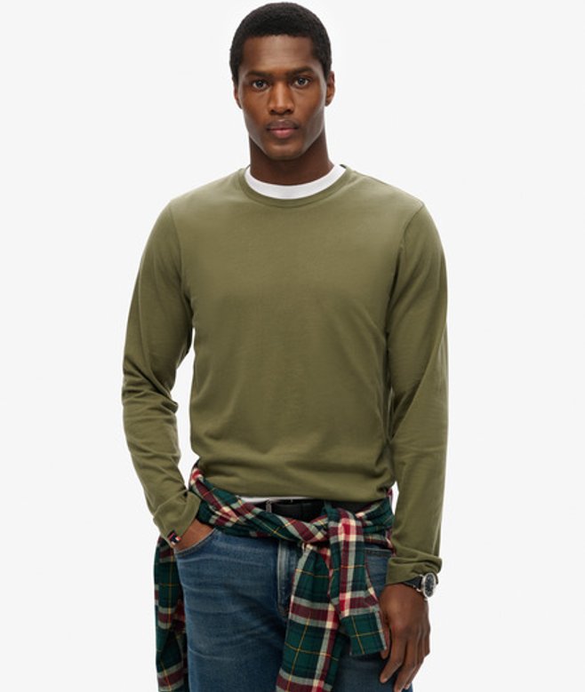 Superdry Herren Classic Essential Top Green - Größe: Xxl von Superdry