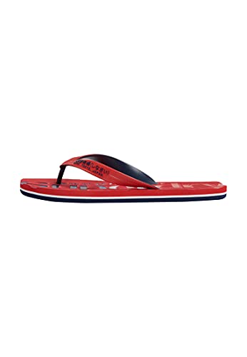 Superdry Herren Classic Scuba FLIP Flop Slipper, Red, Small EU von Superdry