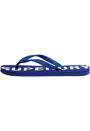 Superdry Herren Code Essential FLIP Flop Flipflop, Royal, Medium von Superdry