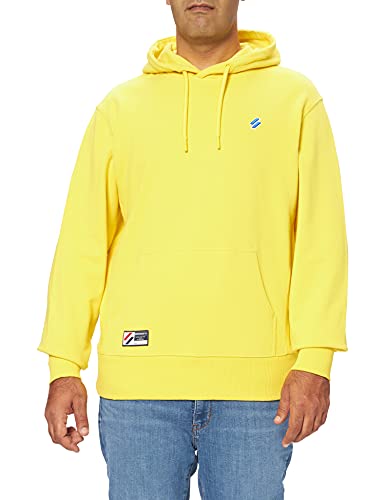 Superdry Herren Code Essential Hood Hooded Sweatshirt, Nautical Yellow, XL von Superdry