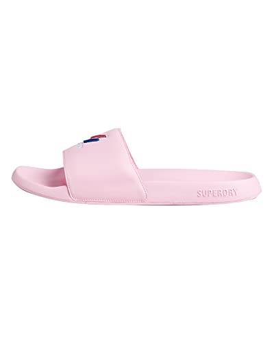 Superdry Herren Code Essential Pool Slide Schiebe-Sandalen, Roseate Pink, Large von Superdry