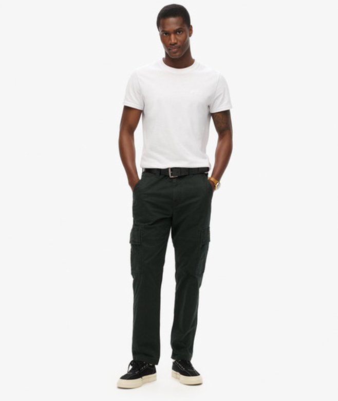 Superdry Herren Core Cargohose aus Bio-baumwolle Dunkelgrau - Größe: 30/32 von Superdry