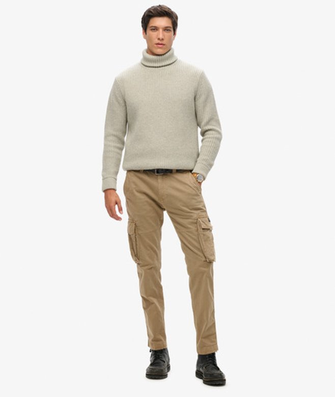 Superdry Herren Core Cargo Hose Kaki - Größe: 30/32 von Superdry
