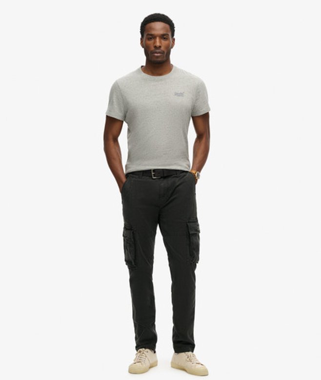 Superdry Herren Core Cargo Hose Schwarz - Größe: 32/34 von Superdry