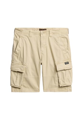 Superdry Herren Core Cargoshorts Sand 30 von Superdry