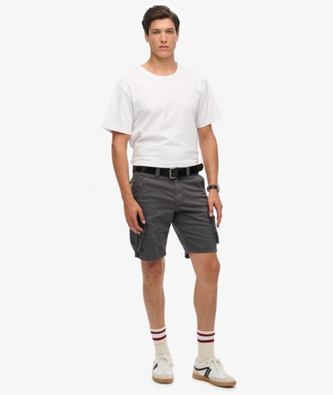 Superdry Herren Core Cargoshorts Schwarz - Größe: 30 von Superdry