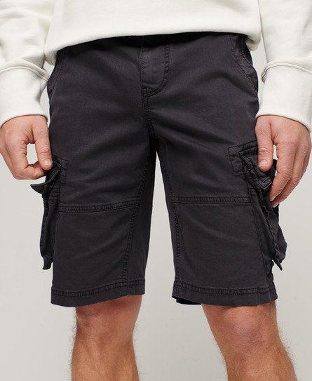 Superdry Herren Core Cargoshorts Schwarz - Größe: 32 von Superdry