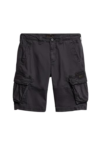 Superdry Herren Core Cargoshorts Tafelschwarz 30 von Superdry