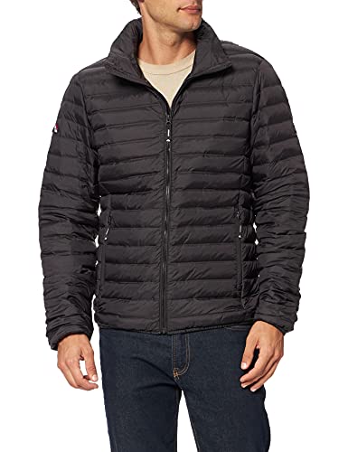 Superdry Herren Core Down Padded Jacket, Schwarz, XL von Superdry