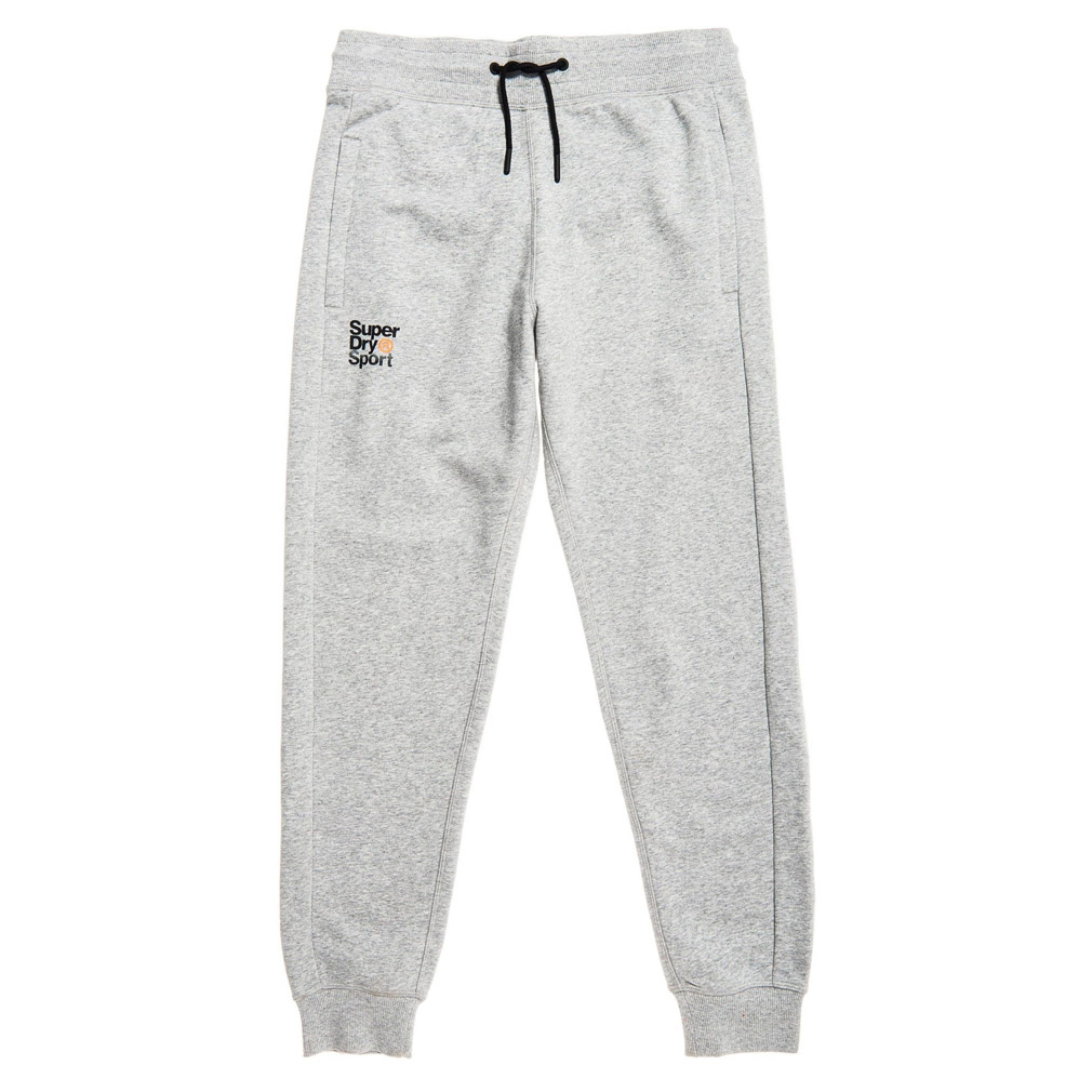 Superdry Herren Core Sport Joggers Fitnesshose Jogginghose MS300011A Grau von Superdry