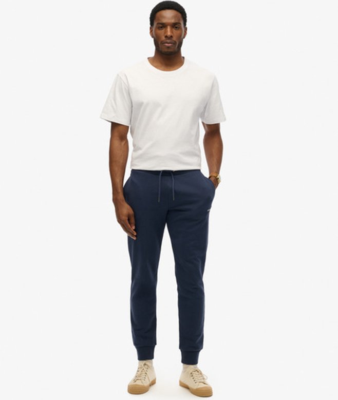 Superdry Herren Einfarbige Jogginghosen Navy - Größe: M von Superdry