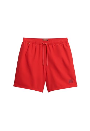 Superdry Herren Essential 16-Zoll-Badeshorts Rouge Rot XL von Superdry