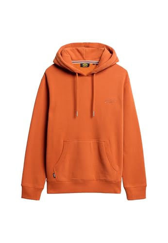 Superdry Herren Essential Hoodie mit Logo Herbst Glaze Braun XXL von Superdry