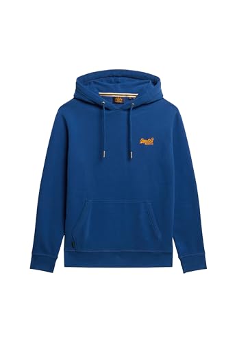 Superdry Herren Essential Hoodie mit Logo Pilot Mittelblau M Superdry Herren Essential Hoodie mit Logo Pilot Mittelblau M von Superdry
