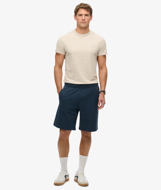 Superdry Herren Essential Jersey-shorts mit Logo Marineblau - Größe: Xxl von Superdry