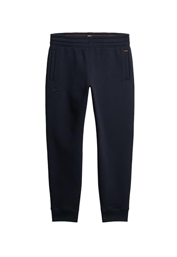 Superdry Herren Essential Jogginghose mit Logo Finster Marineblau S von Superdry
