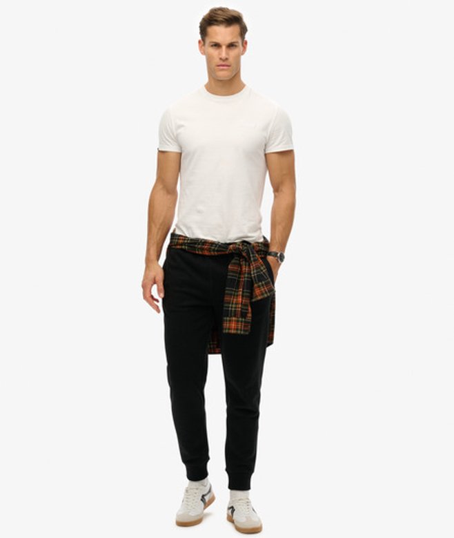 Superdry Herren Essential Jogginghose mit Logo Schwarz - Größe: M Superdry Herren Essential Jogginghose mit Logo Schwarz - Größe: M von Superdry