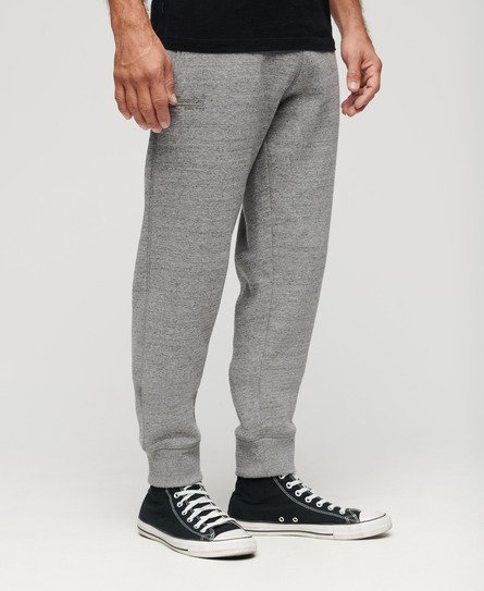 Superdry Herren Essential Jogginghosen mit Logo Grau - Größe: L von Superdry