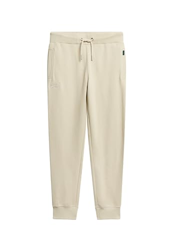 Superdry Herren Essential Jogginghosen mit Logo Hell Steinfarben Beige XL von Superdry