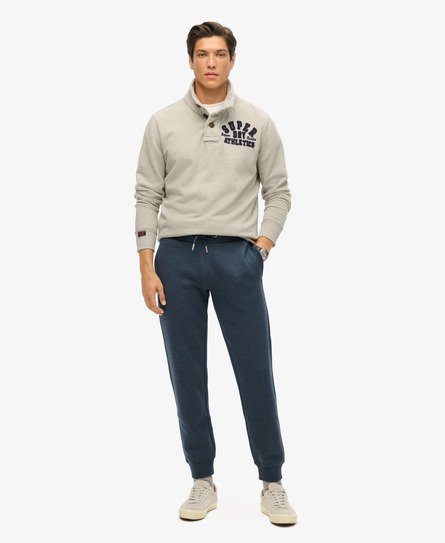 Superdry Men's Essential Jogginghosen mit Logo Marineblau - Größe: L von Superdry