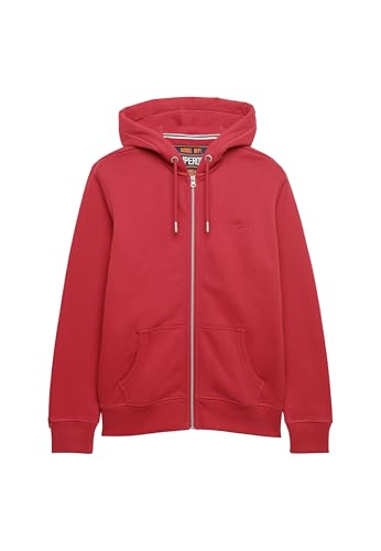 Superdry Essential Logo Zip Hoodie HB M2014128A Prep Red S von Superdry