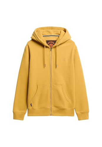 Superdry Herren Essential Kapuzenjacke mit Logo Winter Gold XL von Superdry