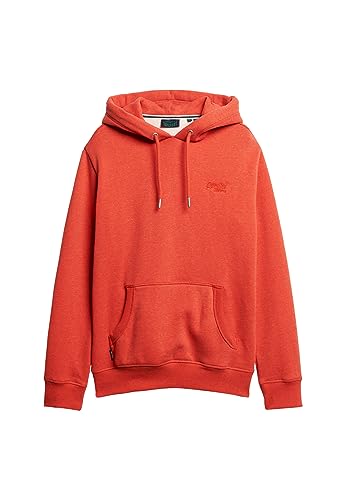 Superdry Herren Essential Logo Hoodie Sweatshirt, orange, M Superdry Herren Essential Logo Hoodie Sweatshirt, orange, M von Superdry