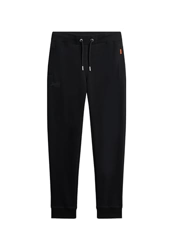 Superdry Herren Essential Logo Joggers Hose, Schwarz, L von Superdry