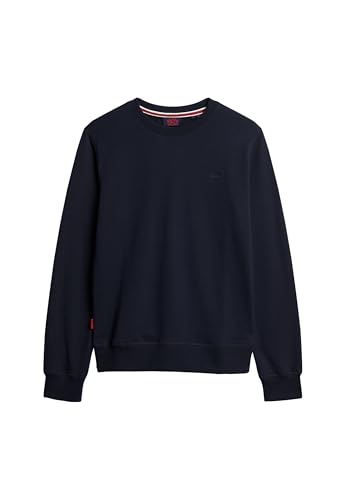 Superdry Herren Essential Logo Sweatshirt mit Rundhalsausschnitt Finster Marineblau XXXL Superdry Herren Essential Logo Sweatshirt mit Rundhalsausschnitt Finster Marineblau XXXL von Superdry