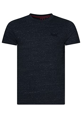 Superdry Herren Essential T-Shirt aus Bio-Baumwolle mit Logo Creek Marineblau Erika XXL von Superdry