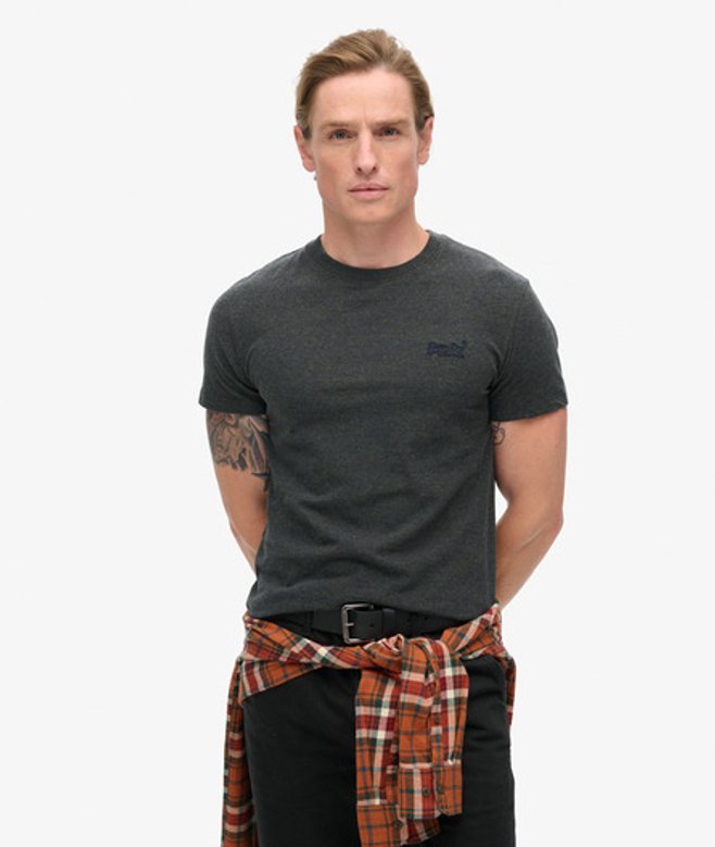 Superdry Herren Essential Logo T-shirt Grün - Größe: XL von Superdry