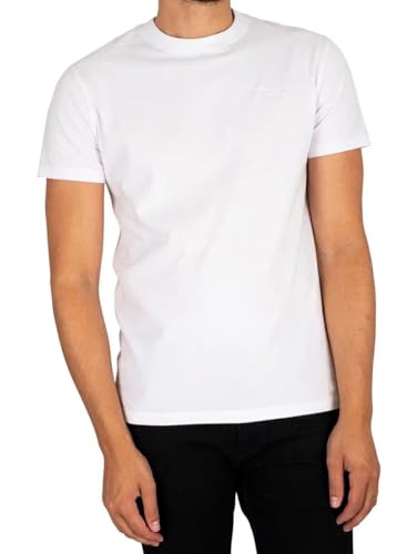 Superdry Herren Essential T-Shirt aus Bio-Baumwolle mit Logo Optik XXL von Superdry